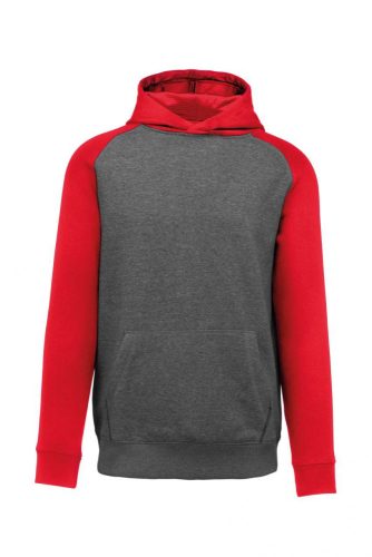 Proact PA370 KIDS' TWO-TONE HOODED SWEATSHIRT 6/8