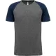 Proact PA4010 ADULT TRIBLEND TWO-TONE SPORTS SHORT-SLEEVED T-SHIRT M