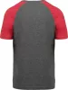 Proact PA4010 ADULT TRIBLEND TWO-TONE SPORTS SHORT-SLEEVED T-SHIRT S
