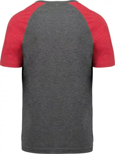 Proact PA4010 ADULT TRIBLEND TWO-TONE SPORTS SHORT-SLEEVED T-SHIRT S