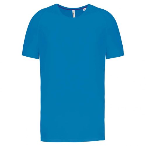 Proact PA4012 újrahasznosított férfi kereknyakú sportos póló - Aqua Blue