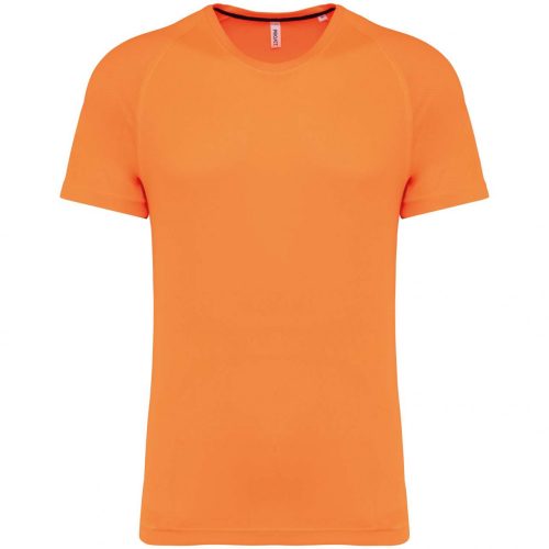 Proact PA4012 újrahasznosított férfi kereknyakú sportos póló - Fluorescent Orange