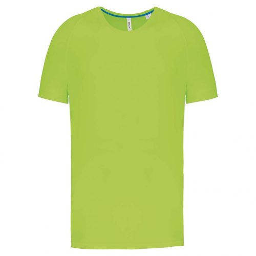 Proact PA4012 újrahasznosított férfi kereknyakú sportos póló - Lime