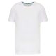 Proact PA4012 újrahasznosított férfi kereknyakú sportos póló - White