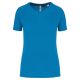 Proact PA4013 újrahasznosított női kereknyakú sportos póló - Aqua Blue