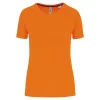 Proact PA4013 újrahasznosított női kereknyakú sportos póló - Fluorescent Orange