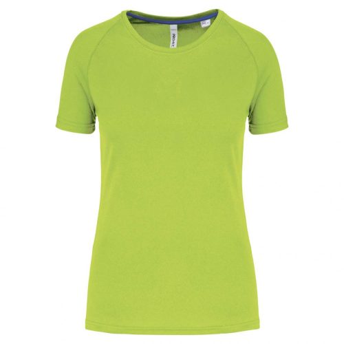 Proact PA4013 újrahasznosított női kereknyakú sportos póló - Lime