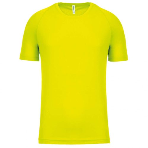Proact PA438 férfi rövid ujjú sportos póló - Fluorescent Yellow