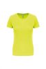 Proact PA439 női rövid ujjú sportos póló - Fluorescent Yellow
