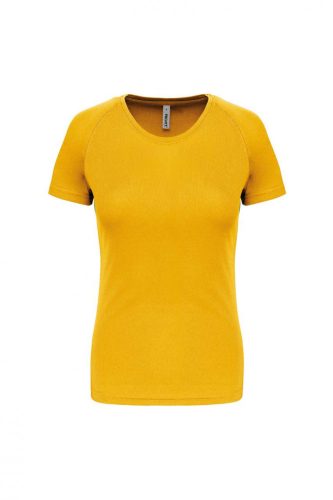 Proact PA439 női rövid ujjú sportos póló - True Yellow