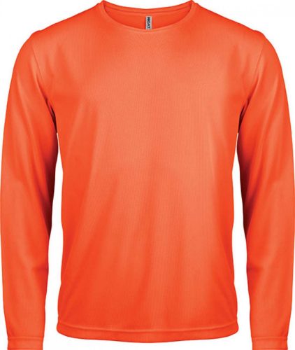 Proact PA443 férfi hosszú ujjú póló - Fluorescent Orange