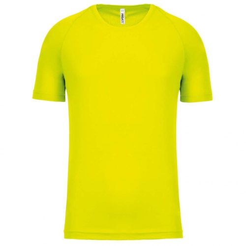 Proact PA445 gyerek rövid ujjú sport póló - Fluorescent Yellow