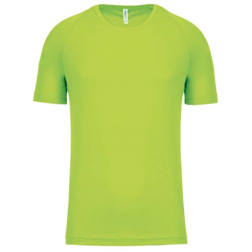 Proact PA445 gyerek rövid ujjú sport póló - Lime