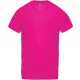 Proact PA476 férfi v-nyakú rövid ujjú sport póló - Fuchsia