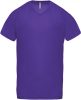 Proact PA476 férfi v-nyakú rövid ujjú sport póló - Violet