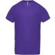 Proact PA476 férfi v-nyakú rövid ujjú sport póló - Violet