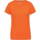 Proact PA477 női v-nyakú rövid ujjú sport póló - Fluorescent Orange