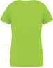 Proact PA477 női v-nyakú rövid ujjú sport póló - Lime