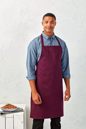 Premier PR102 100% COTTON BIB APRON U