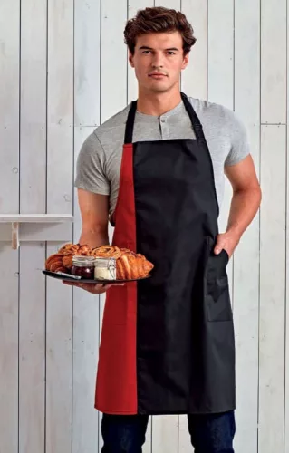 Premier PR162 'COLOURS COLLECTION’ CONTRAST BIB APRON U