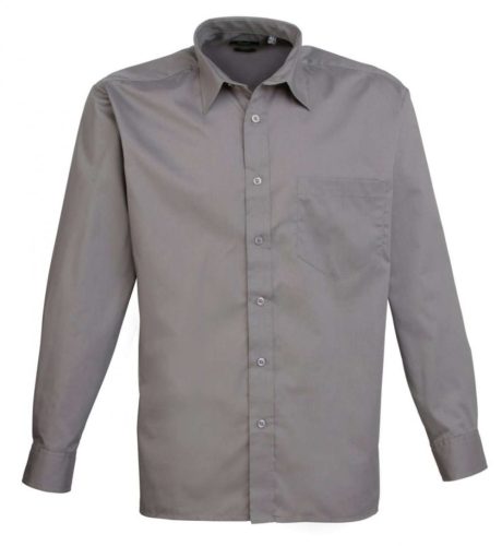Premier PR200 MEN'S LONG SLEEVE POPLIN SHIRT M/L