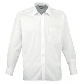 Premier PR200 MEN'S LONG SLEEVE POPLIN SHIRT L
