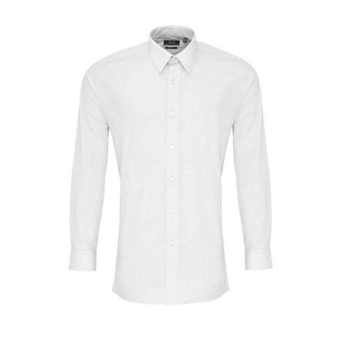Premier PR204 MEN’S LONG SLEEVE FITTED POPLIN SHIRT S