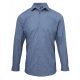 Premier PR217 MEN'S CROSS-DYE ROLL SLEEVE POPLIN BAR SHIRT 2XL