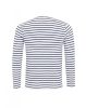 Premier PR218 férfi felhajtott ujjú póló - White/Navy
