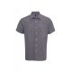 Premier PR221 MEN'S SHORT SLEEVE GINGHAM COTTON MICROCHECK SHIRT L