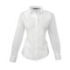 Premier PR300 WOMEN'S LONG SLEEVE POPLIN BLOUSE 4XL