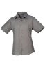Premier PR302 WOMEN'S SHORT SLEEVE POPLIN BLOUSE 7XL