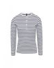 Premier PR318 női felhajtott ujjú póló - White/Navy