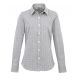 Premier PR320 WOMEN'S LONG SLEEVE GINGHAM MICROCHECK SHIRT XS