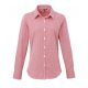 Premier PR320 WOMEN'S LONG SLEEVE GINGHAM MICROCHECK SHIRT XL