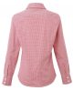 Premier PR320 WOMEN'S LONG SLEEVE GINGHAM MICROCHECK SHIRT XS