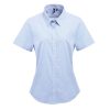 Premier PR321 WOMEN'S SHORT SLEEVE GINGHAM MICROCHECK SHIRT L
