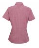 Premier PR321 WOMEN'S SHORT SLEEVE GINGHAM MICROCHECK SHIRT XS