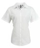 Premier PR336 WOMEN'S SHORT SLEEVE SIGNATURE OXFORD BLOUSE 4XL