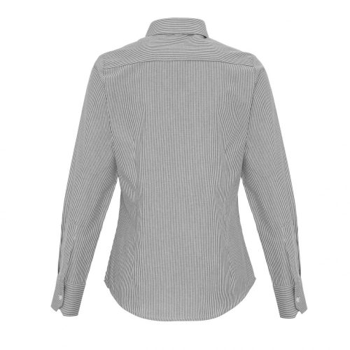 Premier PR338 WOMEN'S COTTON RICH OXFORD STRIPES SHIRT L