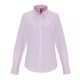 Premier PR338 WOMEN'S COTTON RICH OXFORD STRIPES SHIRT L