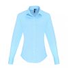 Premier PR344 WOMEN'S STRETCH-FIT COTTON POPLIN LONG SLEEVE SHIRT XS