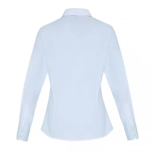 Premier PR344 WOMEN'S STRETCH-FIT COTTON POPLIN LONG SLEEVE SHIRT XS
