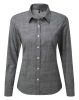 Premier PR345 WOMEN'S COTTON SLUB CHAMBRAY LONG SLEEVE SHIRT XS