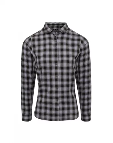 Premier PR350 'MULLIGAN' CHECK - WOMEN'S LONG SLEEVE COTTON SHIRT M