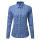 Premier PR352 'MAXTON' CHECK WOMEN'S LONG SLEEVE SHIRT XL