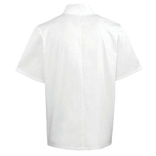 Premier PR664 CHEF'S SHORT SLEEVE STUD JACKET L