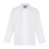 Premier PR665 CHEF'S LONG SLEEVE STUD JACKET XL