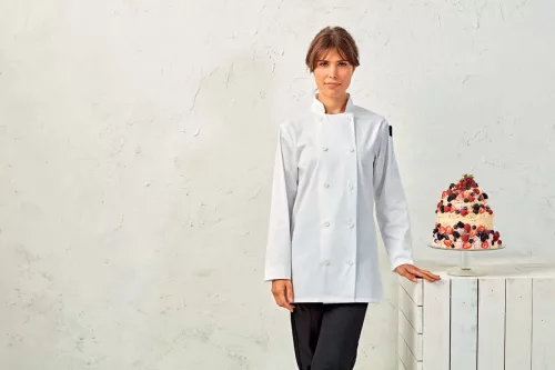 Premier PR671 LADIES’ LONG SLEEVE CHEF’S JACKET L