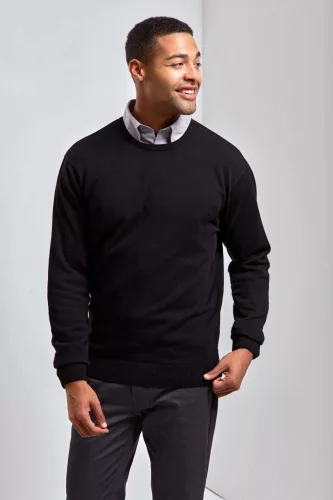Premier PR692 MEN'S CREW NECK COTTON RICH KNITTED SWEATER M